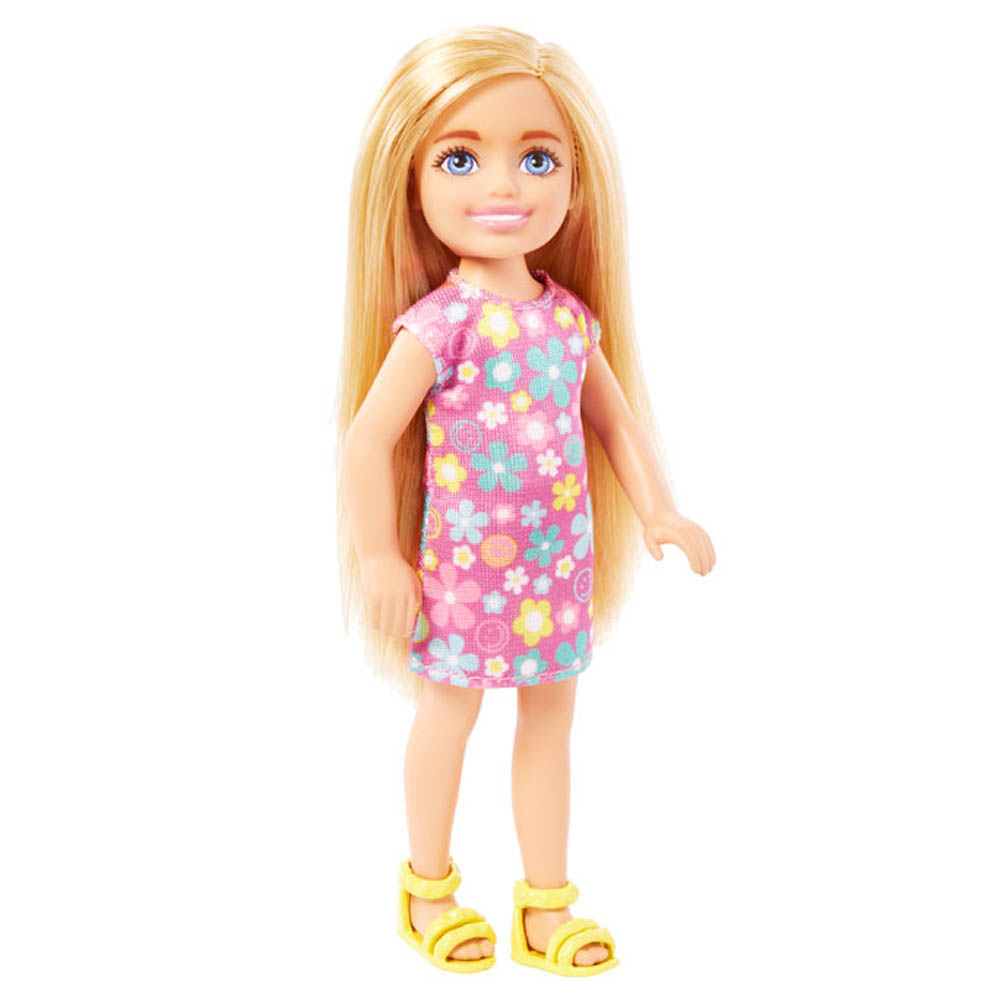 Mattel Barbie Chelsea Ξανθιά Με Λουλουδάτο Φόρεμα (DWJ33/HKD89)