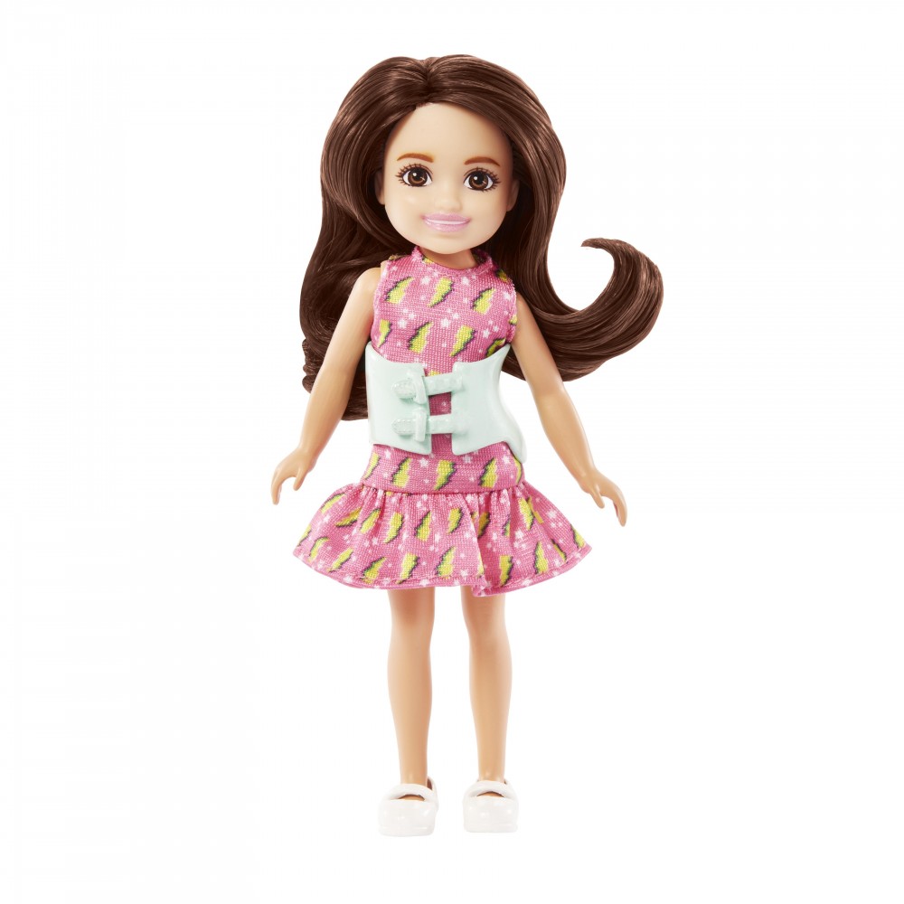 Mattel Barbie Chelsea Μελαχρινή Με Ζώνη (DWJ33/HKD90)