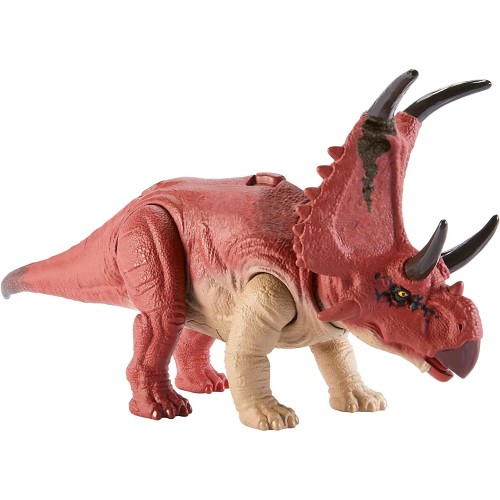 Mattel Jurassic World Δεινόσαυροι Με Κινούμενα Μέλη Λειτουργία Επίθεσης Diabloceratops (HLP14/HLP16)