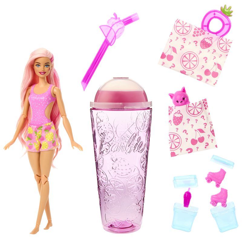 Παιχνιδολαμπάδα Mattel Barbie Pop Reveal - Φράουλα & Λεμόνι (HNW41)
