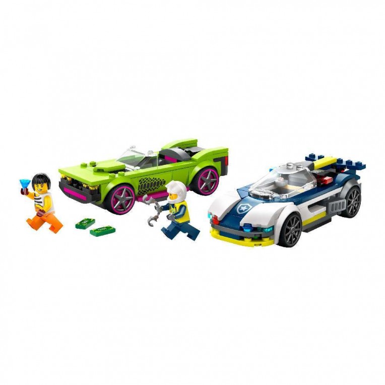 Lego City Police Car and Muscle Car Chase (60415)