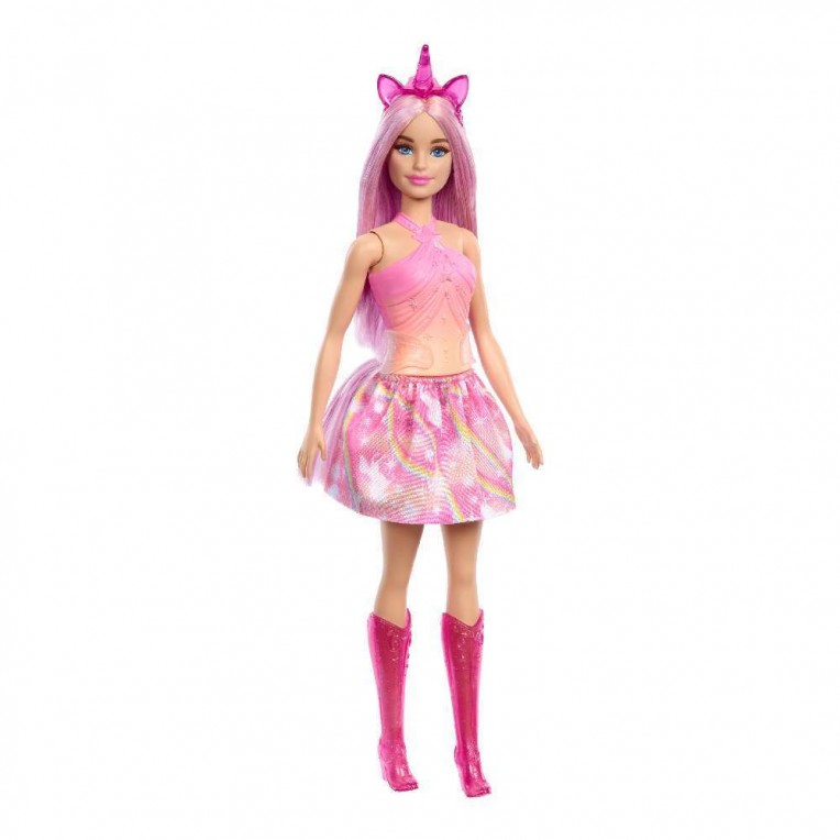 Mattel Barbie Κούκλα Πριγκίπισσα Μονόκερος (HRR13)