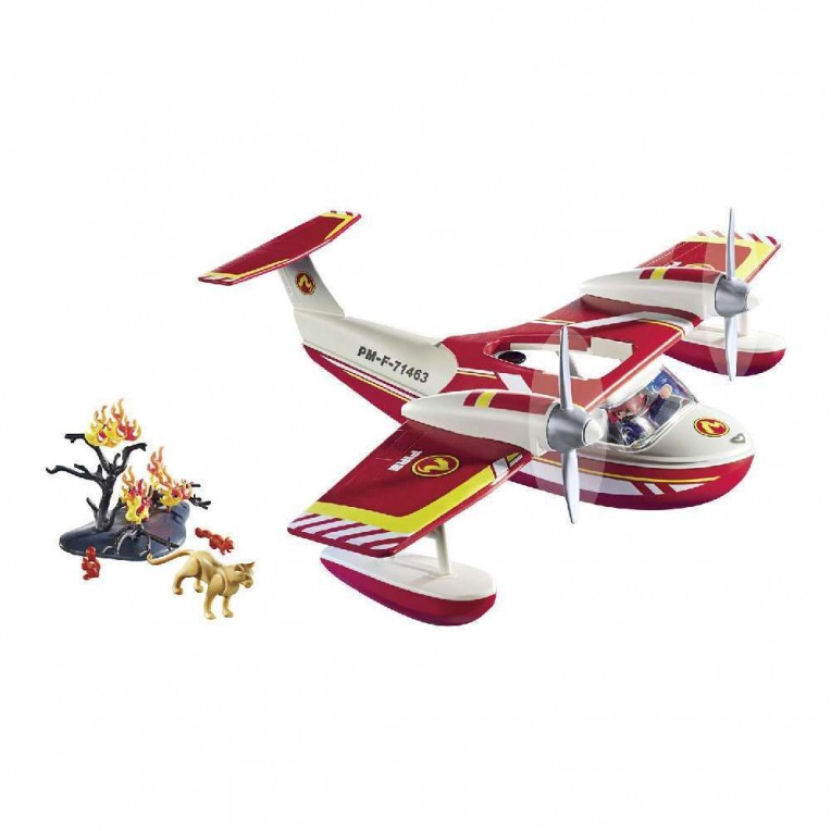 Playmobil Action Heroes - Πυροσβεστικό Υδροπλάνο (71463)