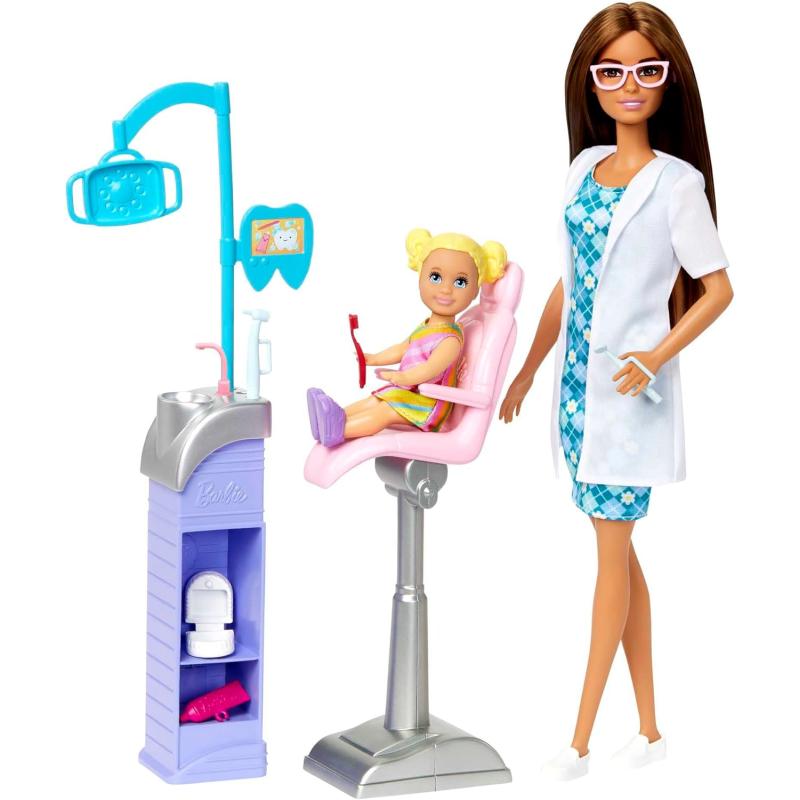 Mattel Barbie Οδοντίατρος Καστανή (DHB63/HKT70)