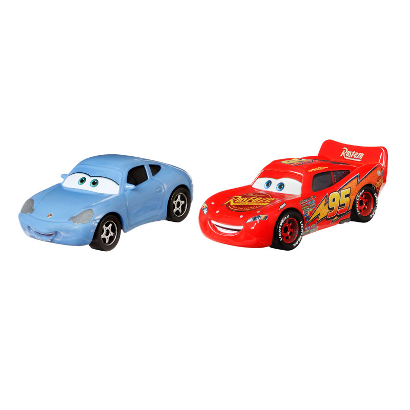 Mattel Cars Αυτοκινητάκια - Sally & Lightning McQueen (DXV99/HTX07)