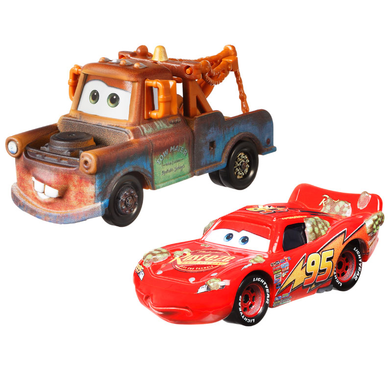 Mattel Cars Αυτοκινητάκια - Mater & Cactus Lightning McQueen (DXV99/HTX10)