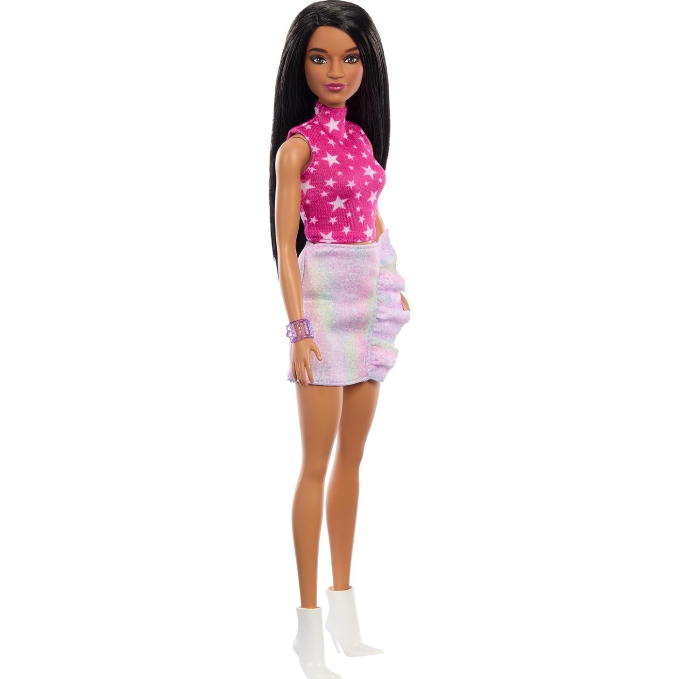 Mattel Barbie Fashionistas - Κούκλα Fashionista Rock Pink And Metallic (FBR37/HRH13)
