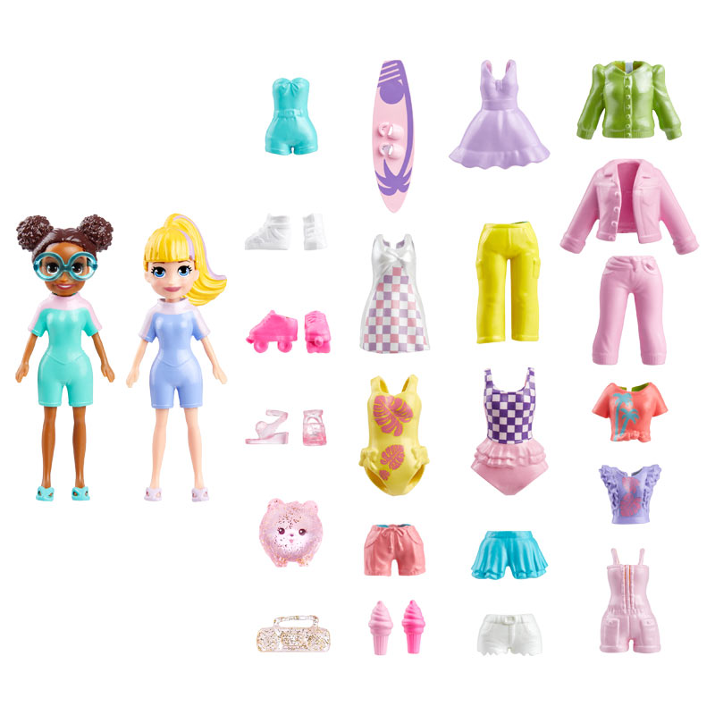 Mattel Παιχνίδι Μινιατούρα Polly Pocket Κούκλες Μόδες (HRD61)