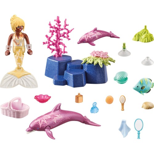 Playmobil Princess Magic - Γοργόνα Με Δελφίνια (71501)