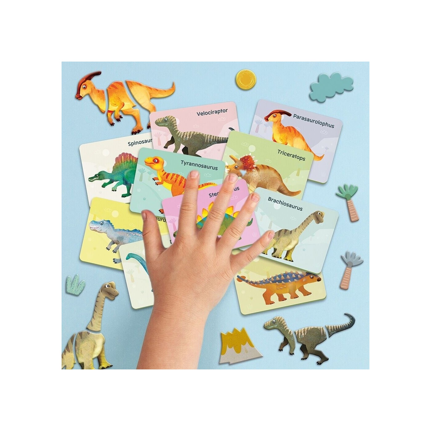 AS Company Magnet Box Δεινόσαυροι 45 Εκπαιδευτικοί Χάρτινοι Μαγνήτες Για 3+ Χρονών (1029-64066)