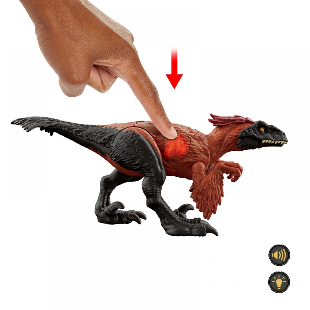 Jurassic World Epic Attack Pyroraptor (HTP67)