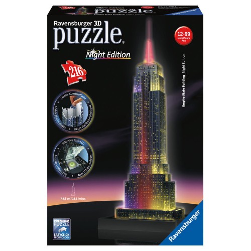3d Puzzle Night Edition 216 Τεμ. Empire State Building