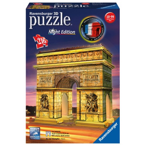 3d Puzzle Night Edition 216 Τεμ. Η Αψίδα Του Θριάμβου