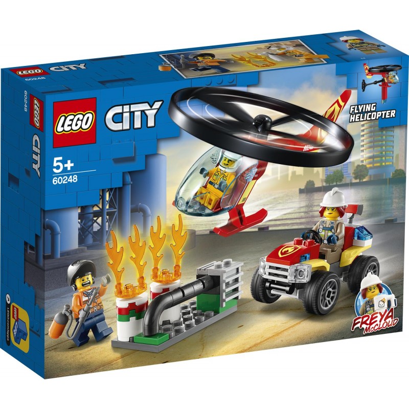 60248 Lego City Fire Helicopter Response - Ανταπόκριση Πυροσβεστικού Ελικοπτέρου