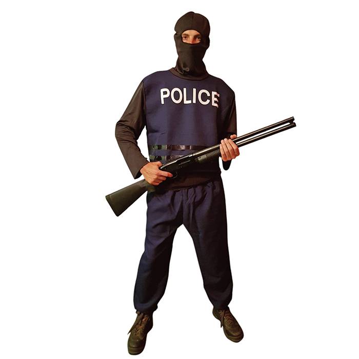 Αποκριάτικη Στολή Ενηλίκων Police (3-2103) Ανδρική Medium