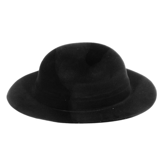 Αποκριάτικο Καπέλο Σαρλό Πλαστικό - Βελουτέ (3-1734)