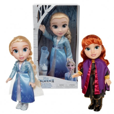 Disney Frozen II Μεγάλη Κούκλα Άννα & Έλσα - 2 Σχέδια