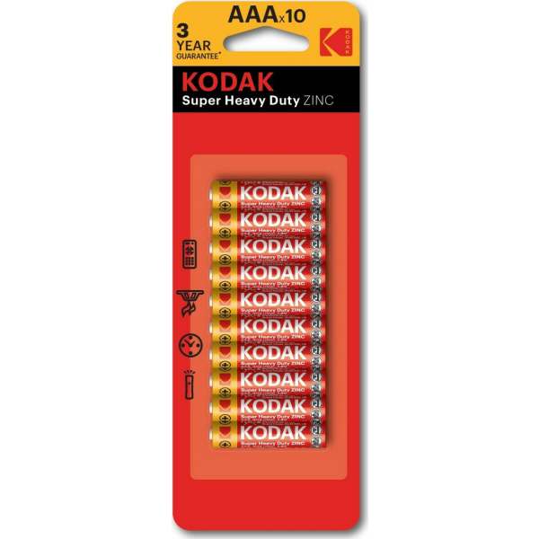 Kodak Μπαταρίες AAA 1.5V 10 τμχ Extra Heavy Duty