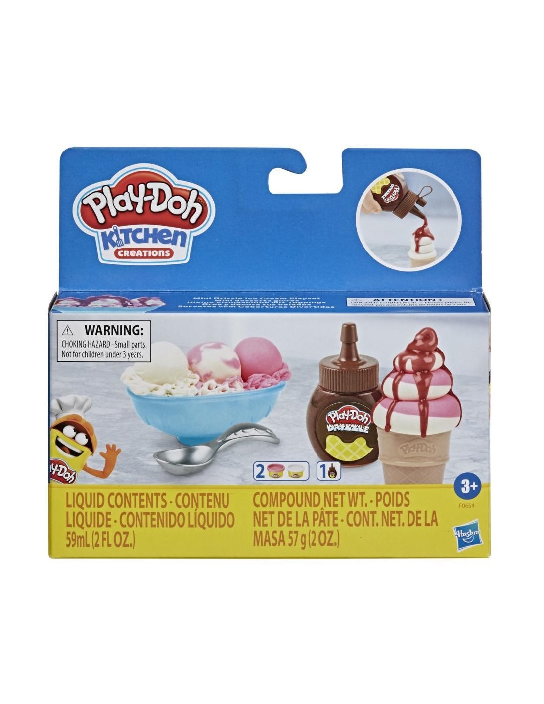 Hasbro Mini Drizzle Ice Cream Playset Play-doh