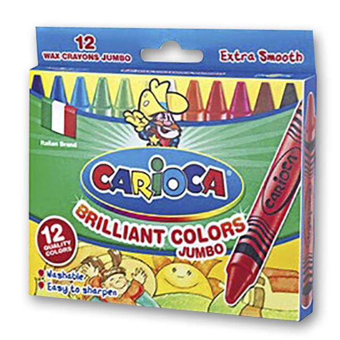 Κηρομπογιές Carioca Wax Crayons