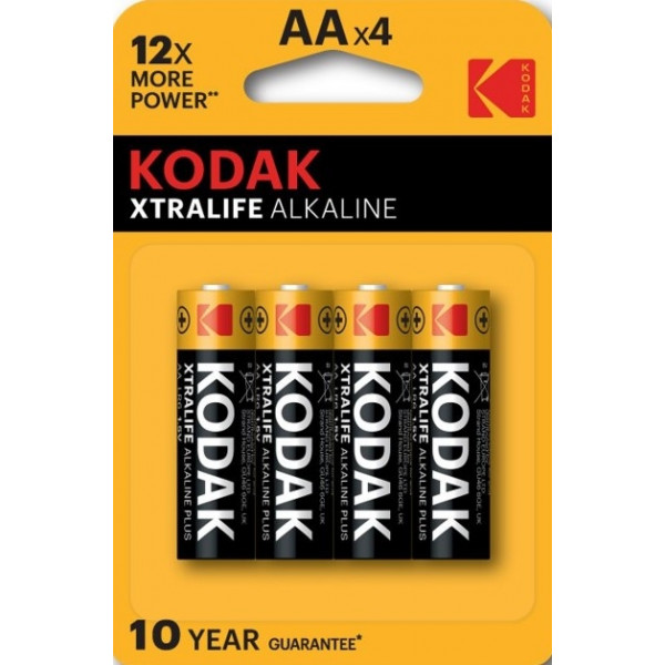 Kodak Xtralife Alkaline Batteries AA