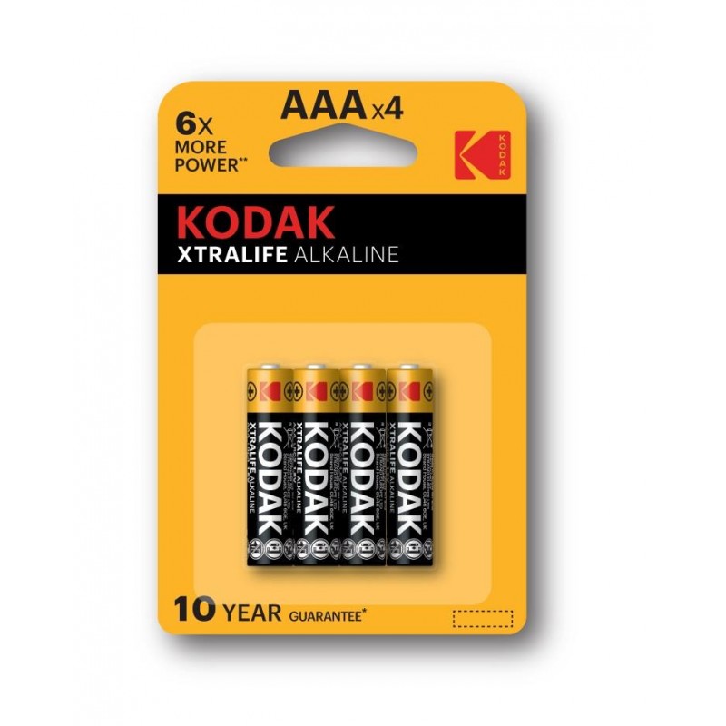 Kodak Xtralife Alkaline Batteries AAA