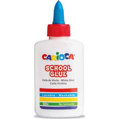 Κόλλα Υγρή Carioca School Glue Λευκή 100gr