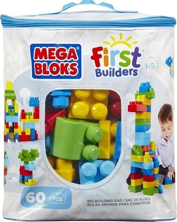 Mega Bloks Τουβλάκια - Τσάντα 60τμχ