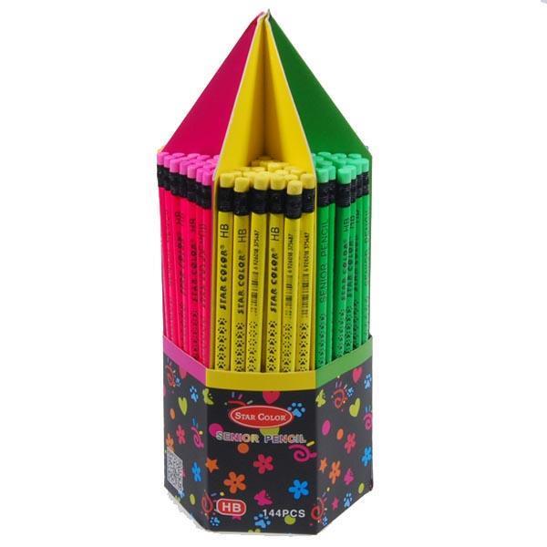 Mολύβι Hb Σε 6 Φωσφορούχα Χρώματα