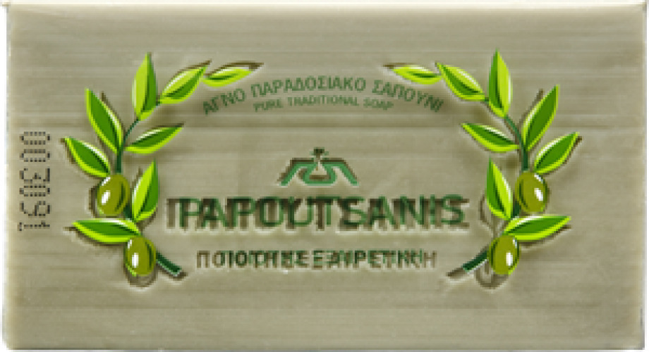 Papoutsanis Παραδοσιακό Πράσινο Σαπούνι Ελαιολάδου 125gr