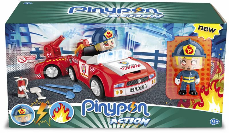 Pinypon Action Πυροσβεστικό Όχημα & Φιγούρα 700014610