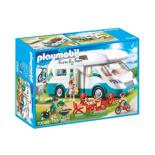 Playmobil Αυτοκινούμενο Οικογενειακό Τροχόσπιτο