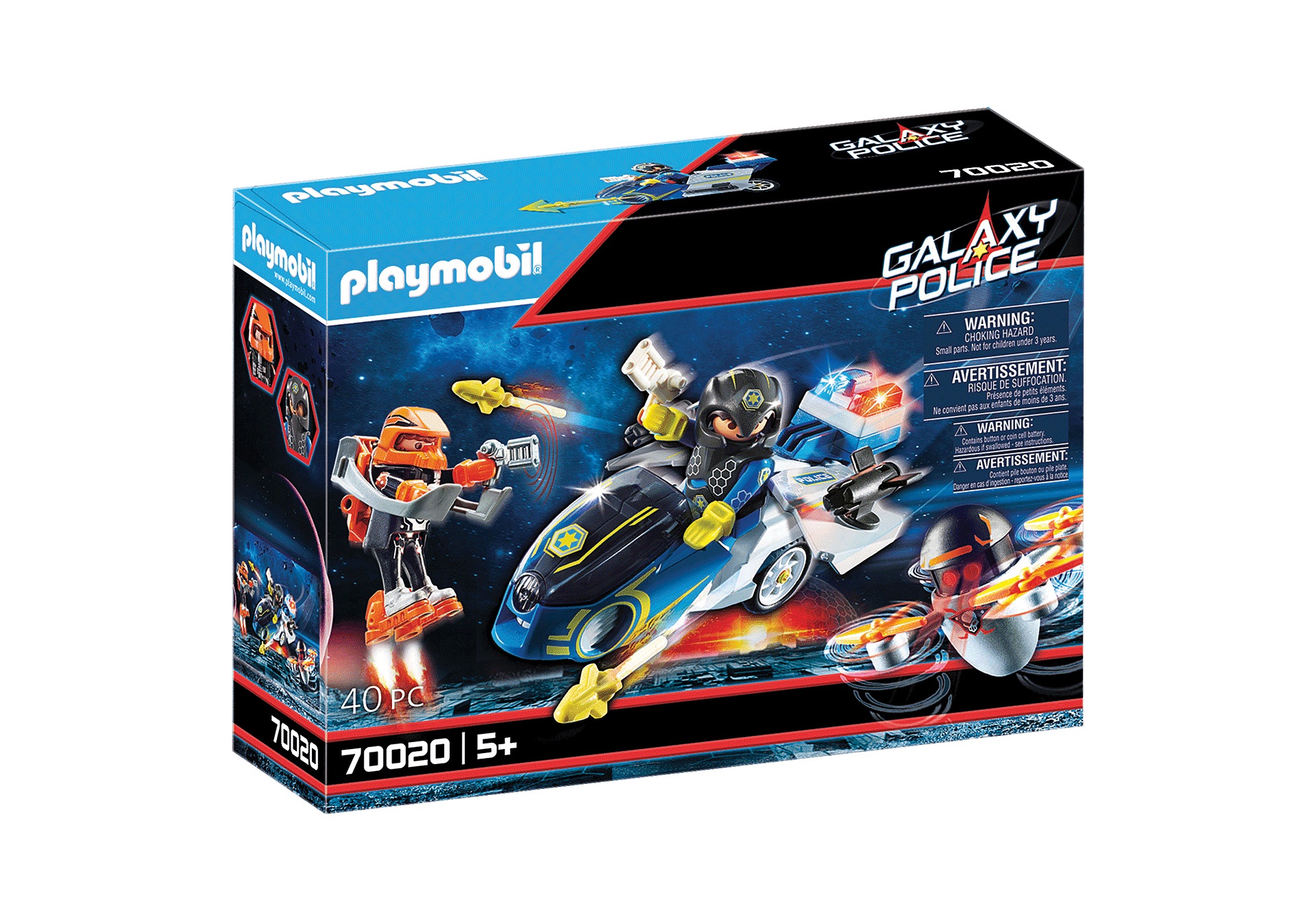 Playmobil Μοτοσικλέτα Galaxy Police