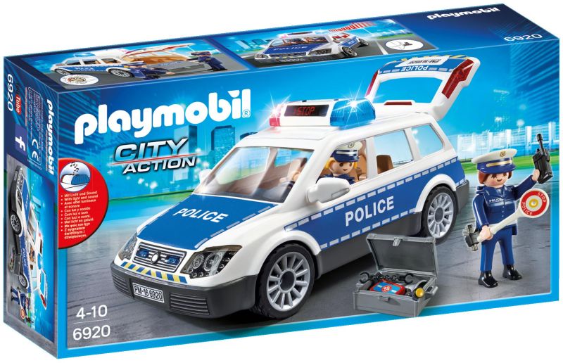 Playmobil Περιπολικό Όχημα Με Φάρο & Σειρήνα (6920)