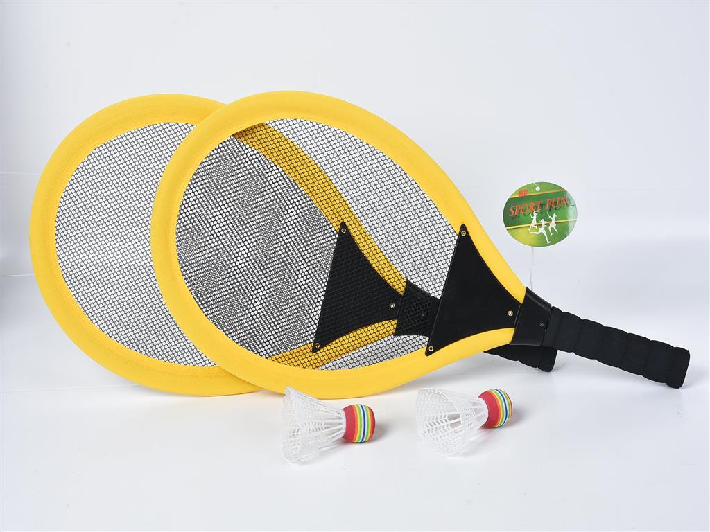 Σετ Ρακέτες Badminton & Μπαλάκια 3 Χρώματα 28x55,5x6,5cm