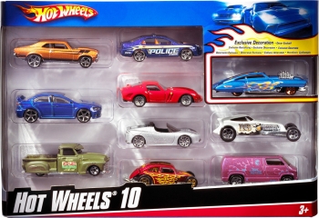 Hot Wheels Αυτοκινητάκια Σετ Των 10 (54886)