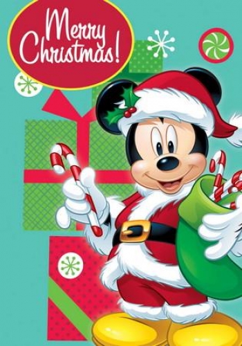 Κάρτα Χριστουγέννων Mickey 3σχ