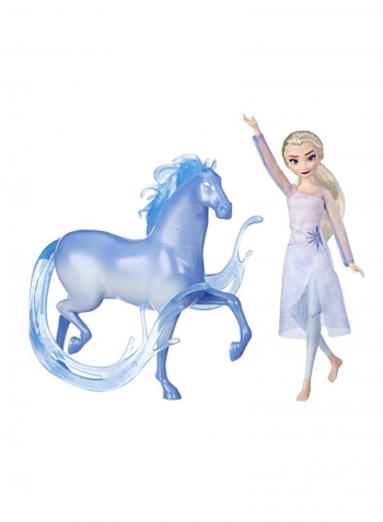 Hasbro Disney Frozen II Έλσα Κούκλα Μόδας και Nokk Άλογο