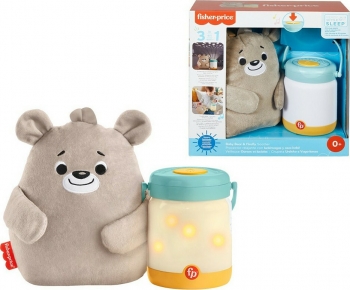 Fisher-price Baby Bear And Firefly Μουσικός Προβολέας Με Αρκουδάκι - Φιλαράκι (Grr00)