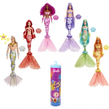Mattel Barbie Color Reveal Mermeid Series (Hcc460)