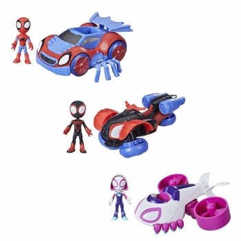 Hasbro Marvel Spidey And His Amazing Friends Change \'n Go Όχημα Και Φιγούρα - 3 Σχέδια (F1463)