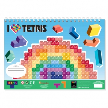 Μπλόκ Ζωγραφικής Tetris 23x33 40Φ Αυτοκόλλητα -Στένσιλ 2 Σχέδια (000504054)