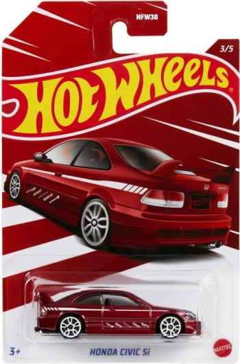 Hot Wheels Αυτοκινητάκια-Αυτοκινητοβιομηχανίες Honda Civic-5 Σχέδια (HFW38)