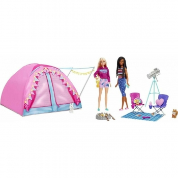 Barbie Σκηνή Camping Με Κούκλες (HGC18)