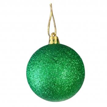 Χρισουγεννιάτικες Μπάλες Σετ Πράσινες Ματ Γυαλιστερές Mix Σχέδια 3-6cm 26τμχ