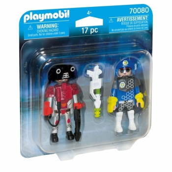 Playmobil Duo Pack Αστυνόμος Διαστήματος Και Κακοποιός
