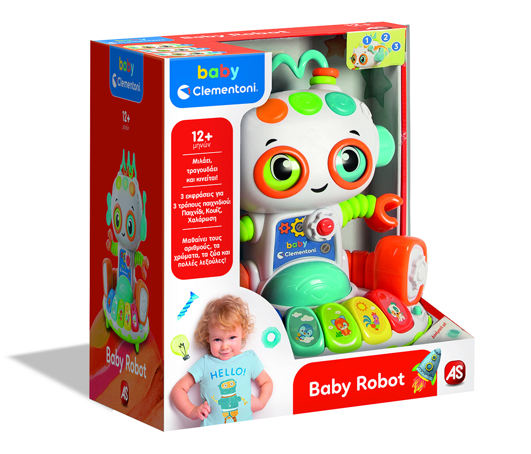 Βρεφικό Παιχνίδι Baby Robot (μιλάει Ελληνικά)